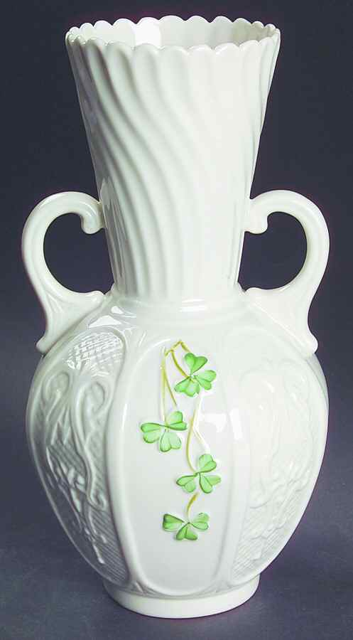 Archive Collection 8" Panel Vase by Belleek Pottery (Ireland)-1