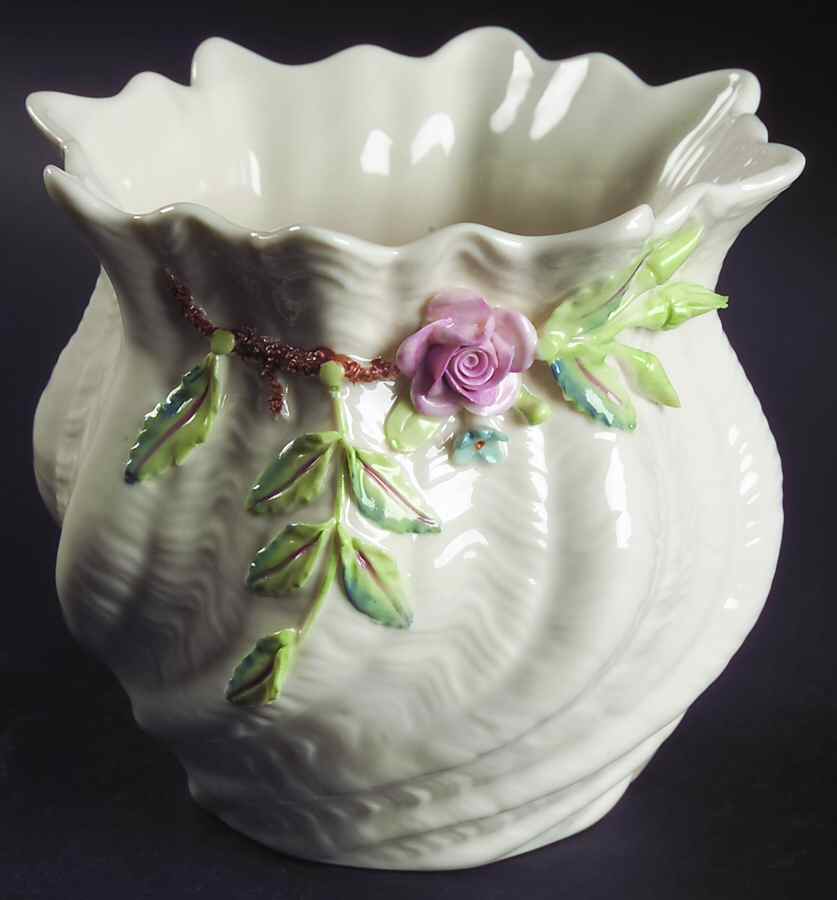 Archive Collection 4" Flower Pot by Belleek Pottery (Ireland)-1