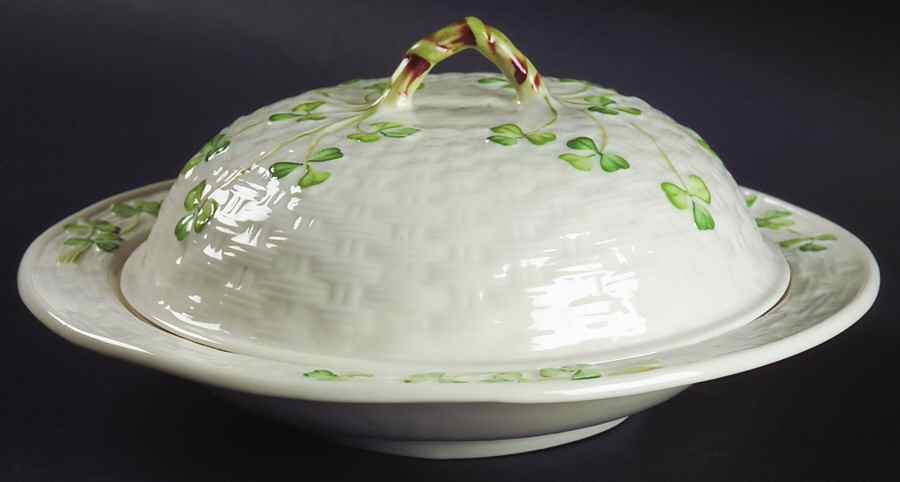 Archive Collection Muffin Dish & Lid by Belleek Pottery (Ireland)-1
