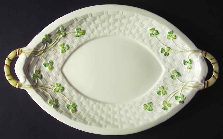 Archive Collection 15" Oval Serving Platter by Belleek Pottery (Ireland)-1