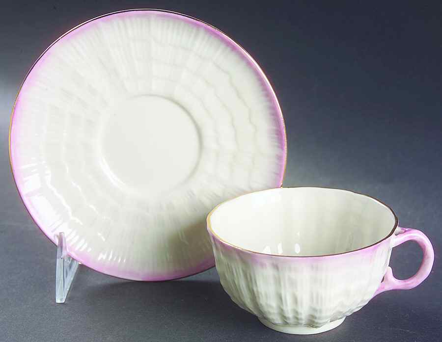 Archive Collection Flat Cup & Saucer Set by Belleek Pottery (Ireland)-1