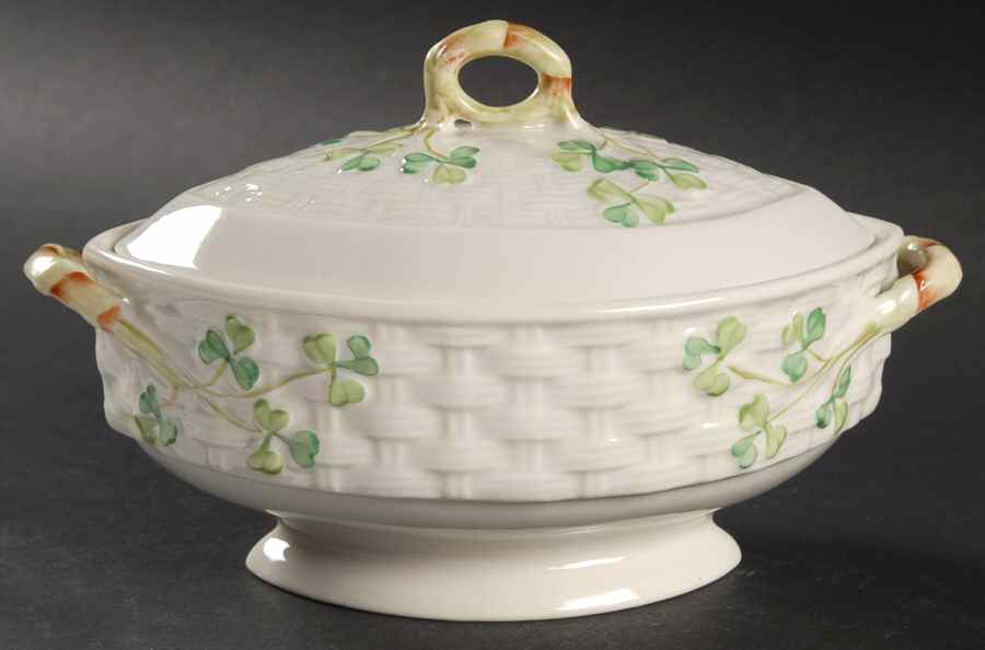Archive Collection Candy Box & Lid by Belleek Pottery (Ireland)-1