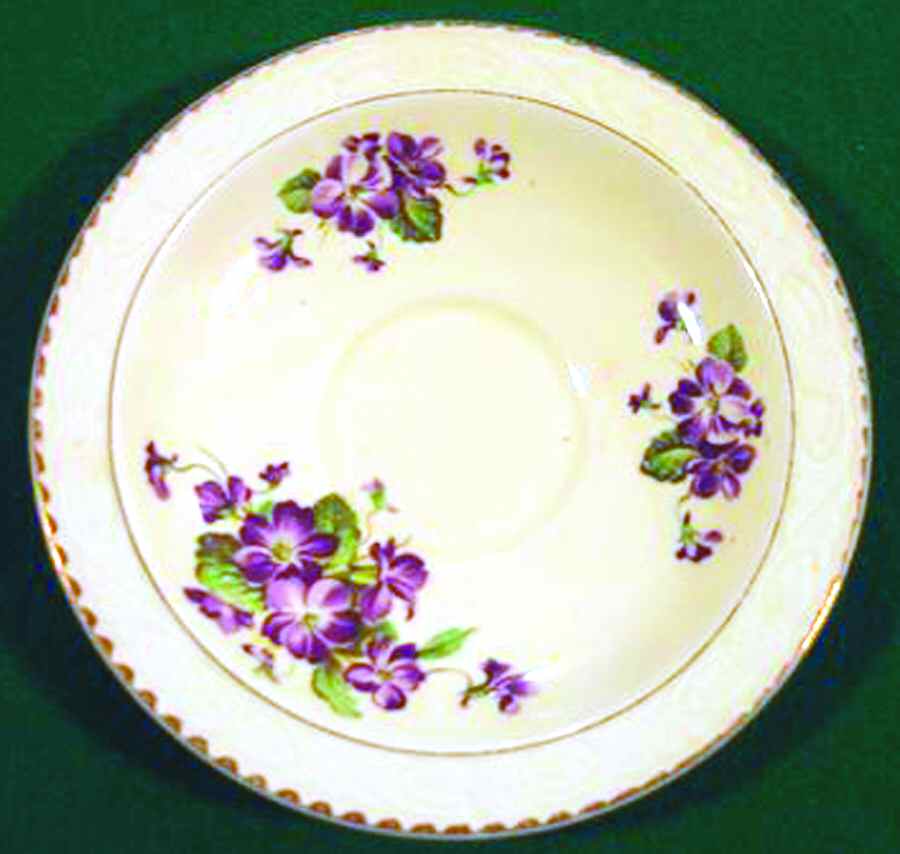 English Violets Saucer by Barker Bros Ltd-1