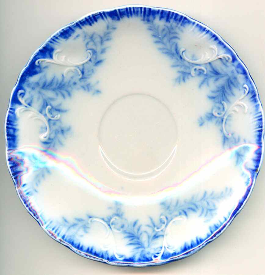 Dresden Saucer by Burgess & Leigh-1