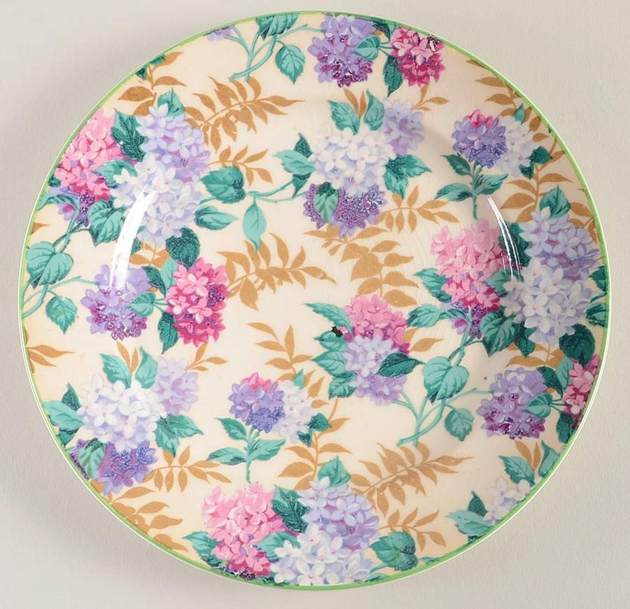 Hydrangea Dessert/Pie Plate by Barker Bros Ltd-1