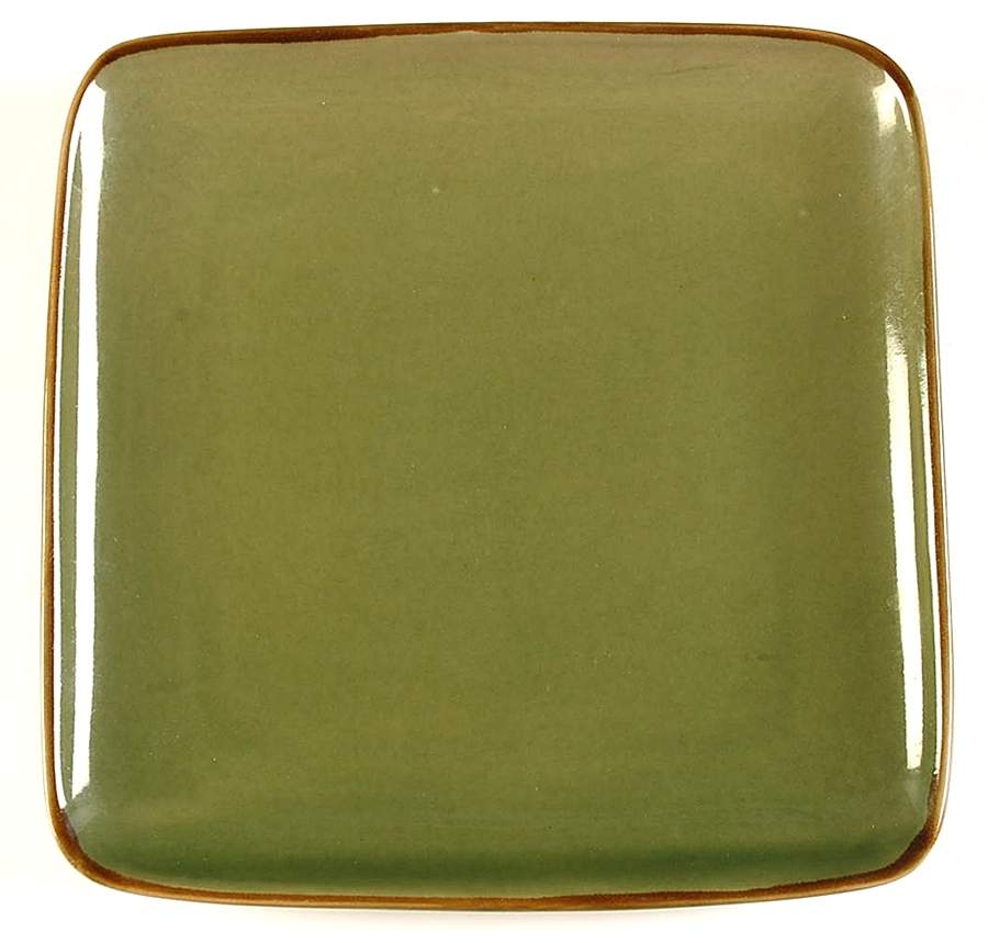 Retro Embossed Green (Retro Collection) Salad Plate by Baum Brothers-1