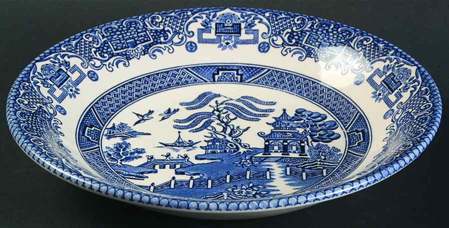 Willow Blue Coupe Soup Bowl by Biltons Ltd-1