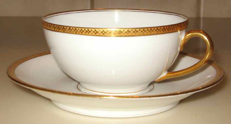 BWD546 Flat Cup & Saucer Set by Bawo & Dotter-1