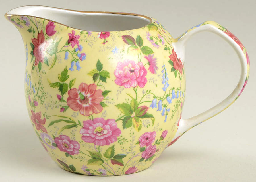 Charlotte Chintz (Smooth) Creamer by Baum Brothers-1