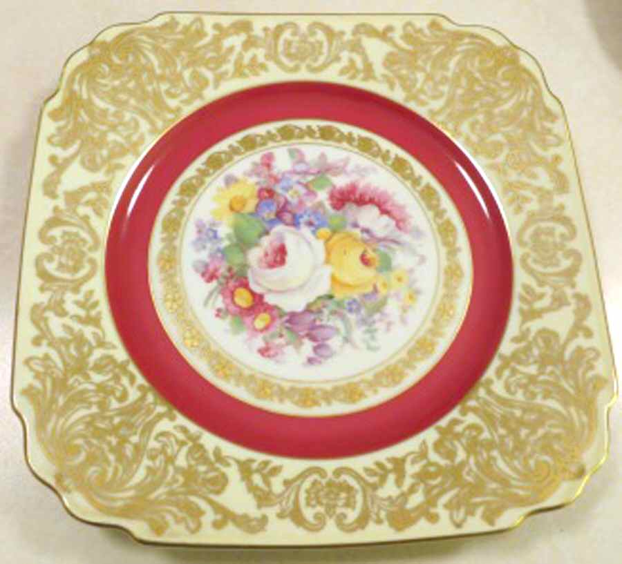 BOH199 Square Salad Plate by Bohemia Ceramic Works-1