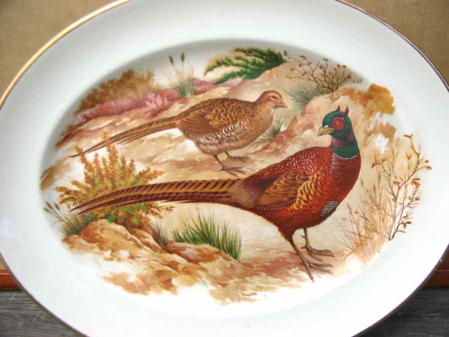 BRD20 12" Oval Serving Platter by Bridgwood & Son-1