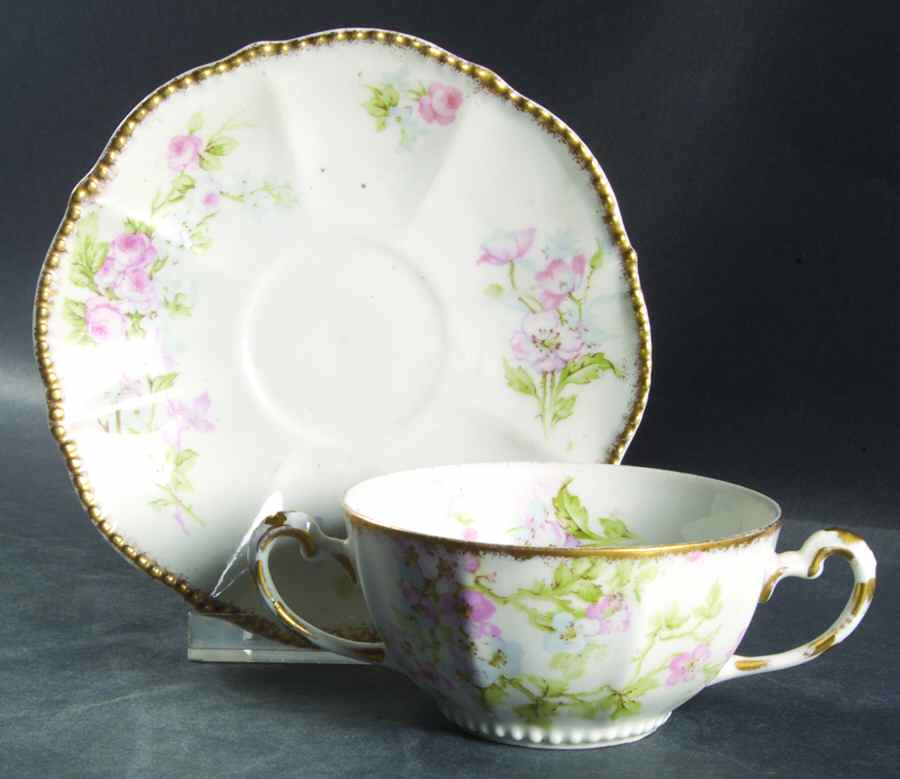 BWD562 Flat Bouillon Cup & Saucer by Bawo & Dotter-1