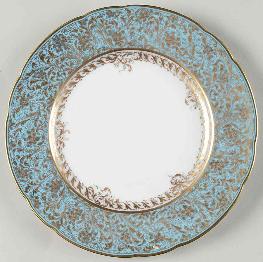 Eden Turquoise Salad Plate by Bernardaud-1