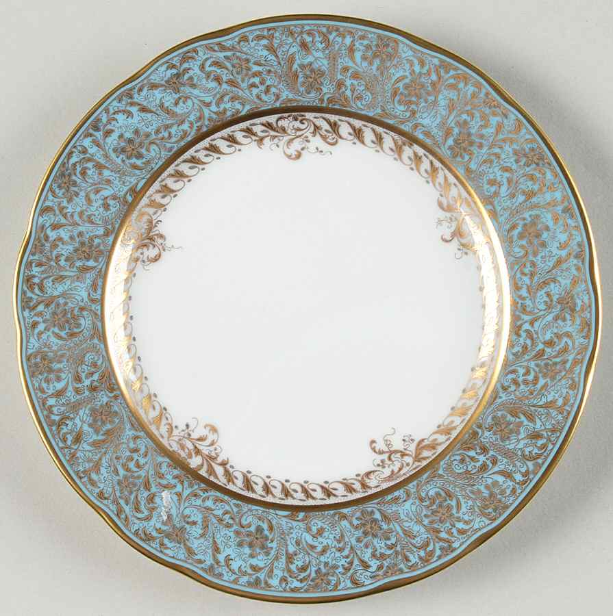 Eden Turquoise Bread & Butter Plate by Bernardaud-1