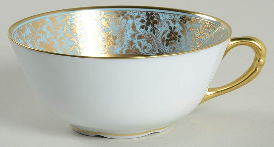 Eden Turquoise Flat Cup by Bernardaud-1