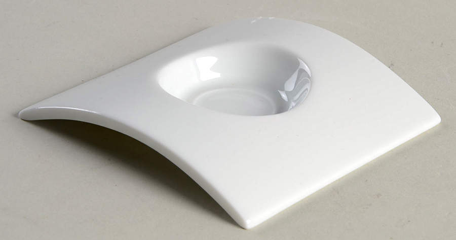 Luna White Saucer for Espresso Cup by Bernardaud-1