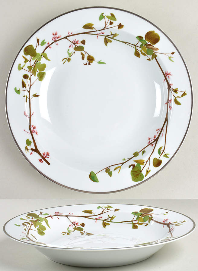 Oriental Tree 11" Deep Round Platter by Bernardaud-1