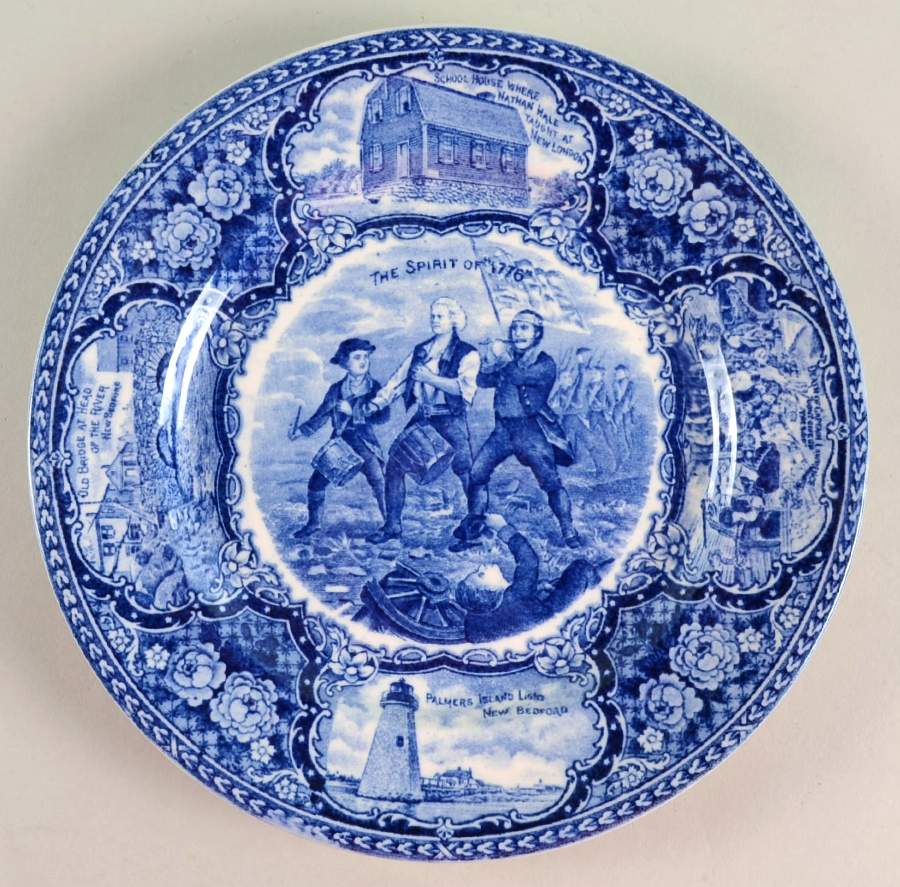 Ye Olde Historic Pottery Salad Plate by British Anchor-1