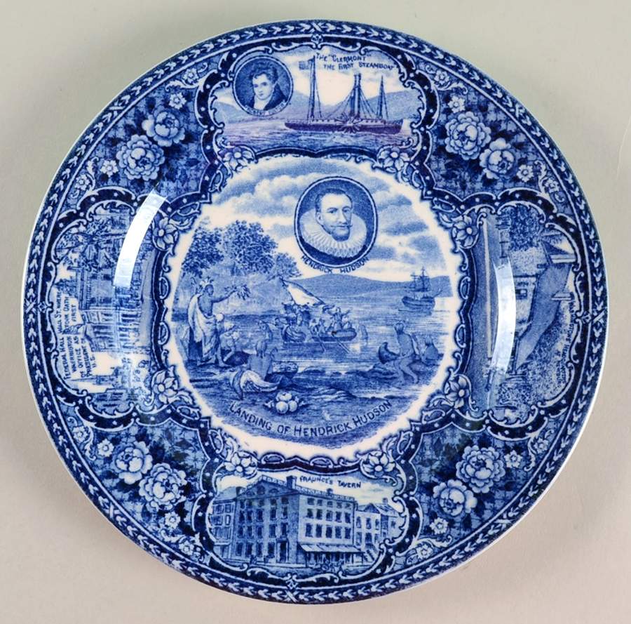 Ye Olde Historic Pottery Salad Plate by British Anchor-1