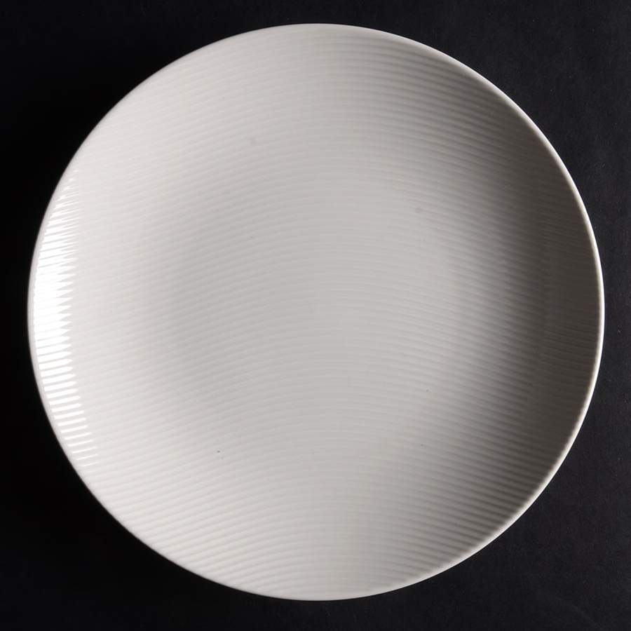 Curves White Salad Plate by Block-1
