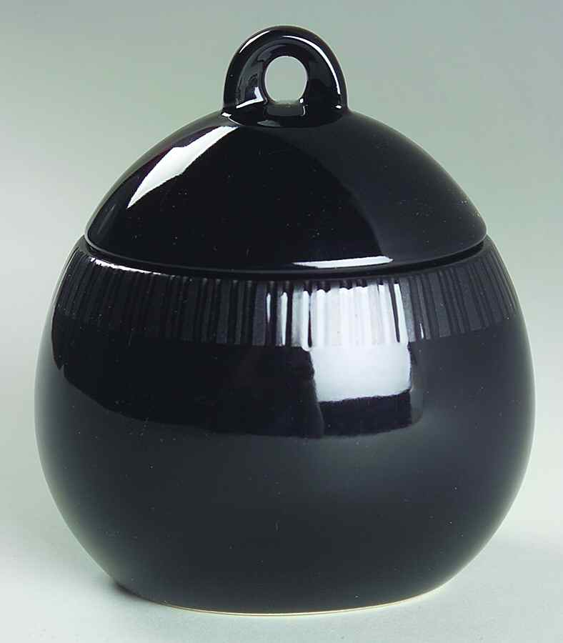 Dash Ebony Sugar Bowl & Lid by Block-1
