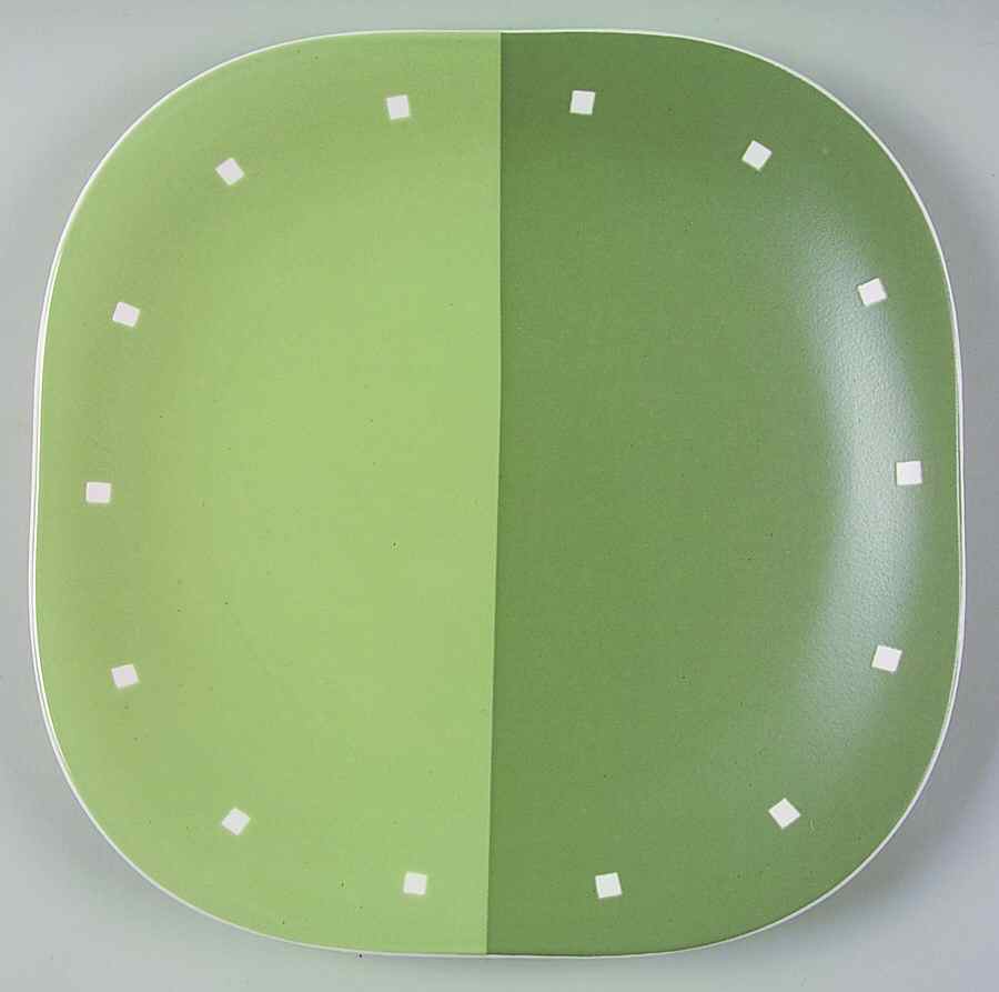 Duet Green Dinner Plate by Block-1