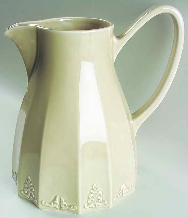 Fleur Taupe 172 Oz Pitcher by Block-1
