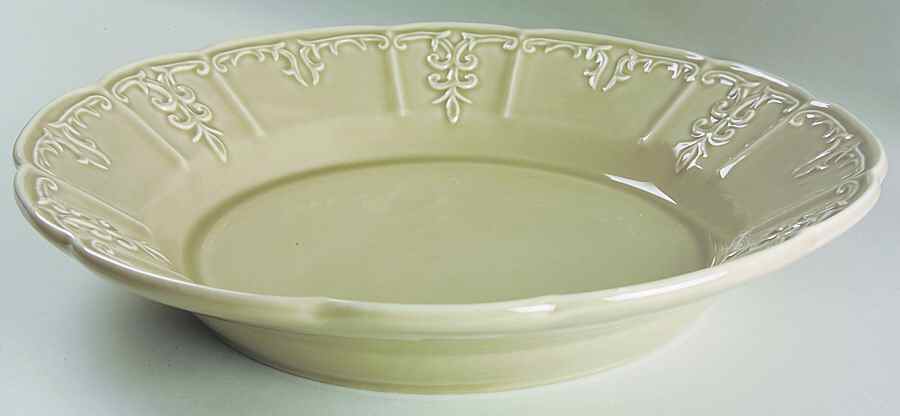 Fleur Taupe Hostess Bowl by Block-1