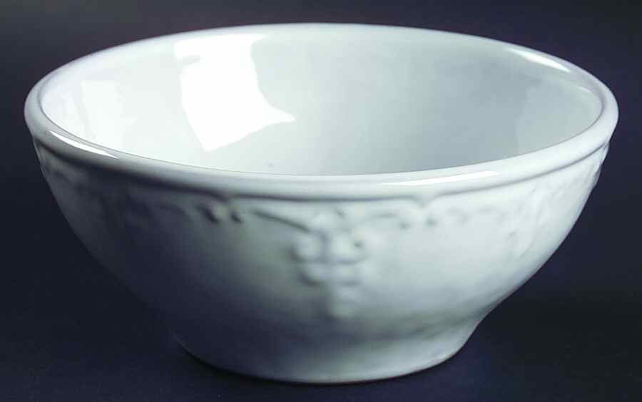 Fleur White Soup/Cereal Bowl by Block-1