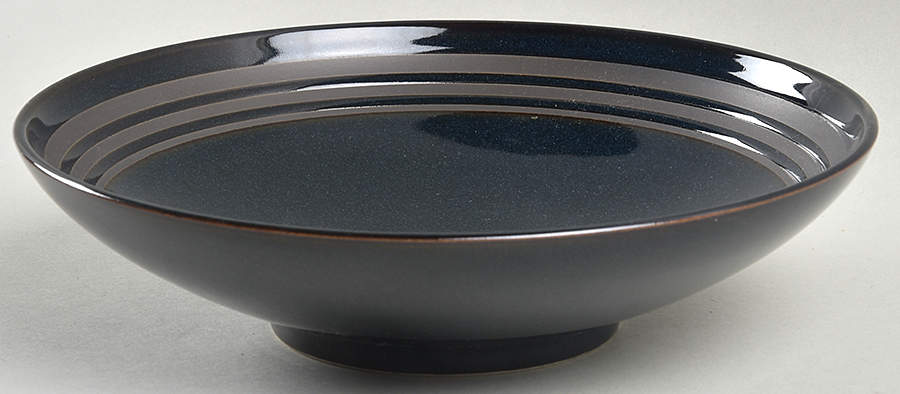 Parallels Iris (Dark Blue) Soup/Cereal Bowl by Block-1