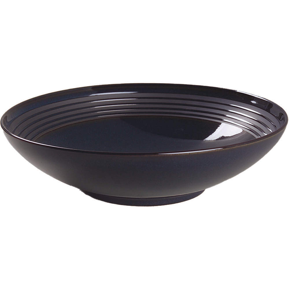 Parallels Iris (Dark Blue) 11" Round Vegetable Bowl by Block-1