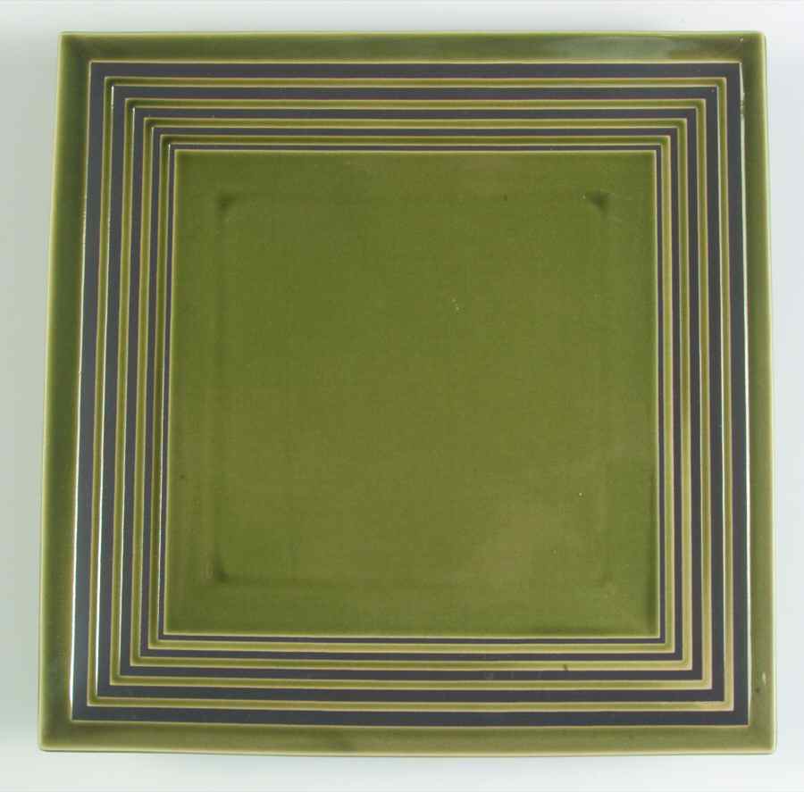 Parallels Sage Dinner Plate by Block-1