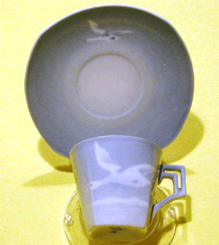 BCO29 Flat Cup & Saucer Set by Bloch & Co-1