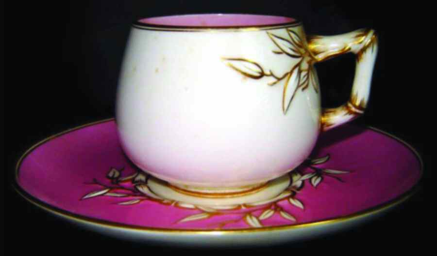C8646 Flat Demitasse Cup & Saucer Set by Brown, Westhead & Moore-1