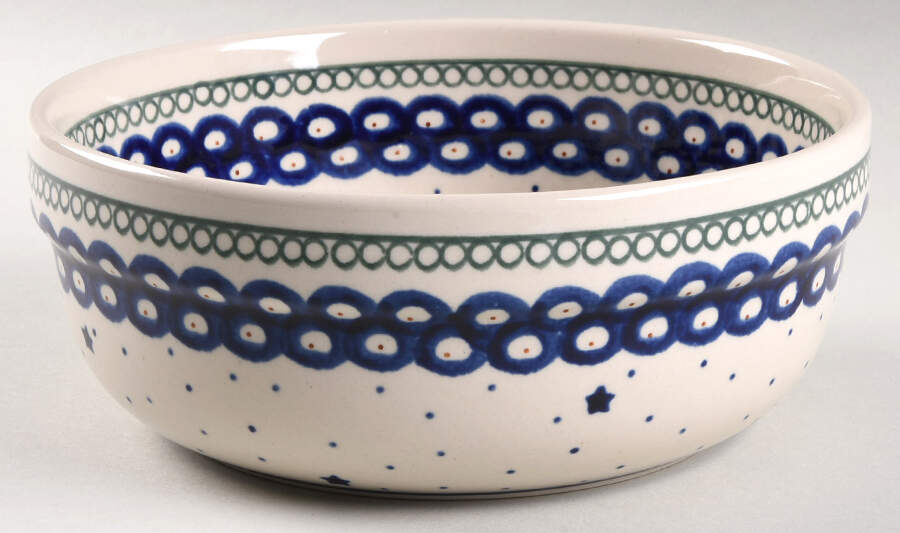 BOW12 1.25 Qt Round Casserole No Lid by BOLESLAWIEC-1