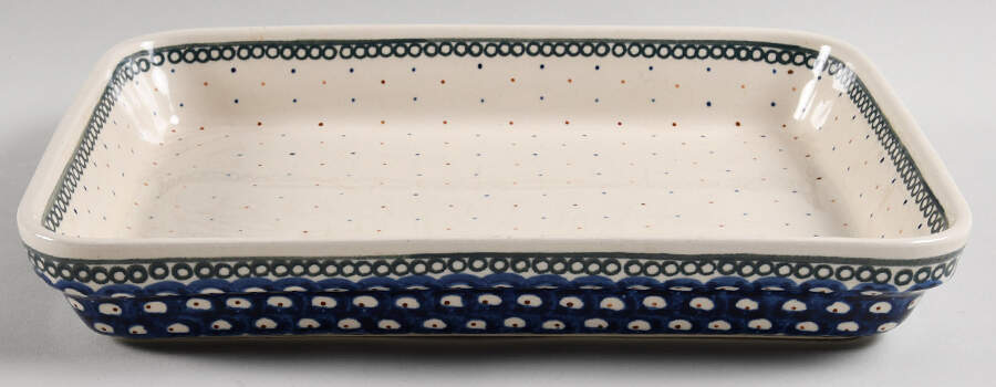 BOW12 12" Rectangular Baker by BOLESLAWIEC-1