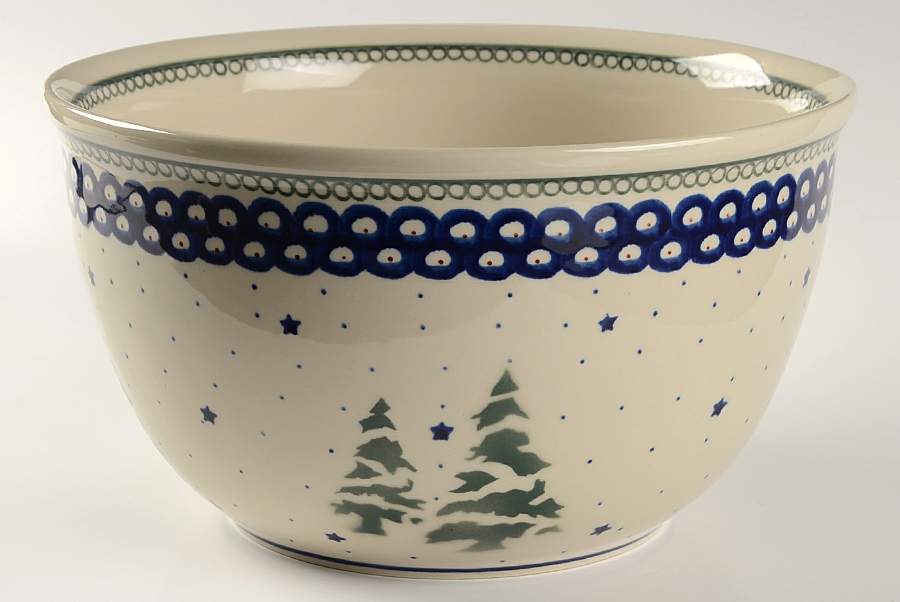 BOW12 10" Large Salad Serving Bowl by BOLESLAWIEC-1