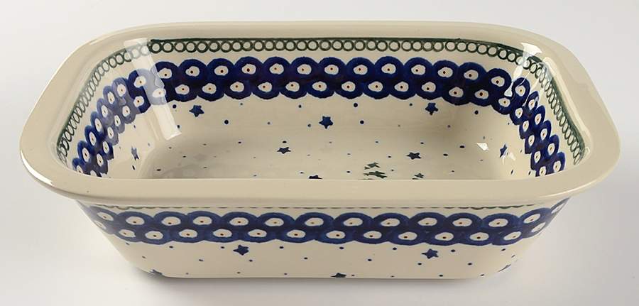 BOW12 9" Rectangular Baker by BOLESLAWIEC-1