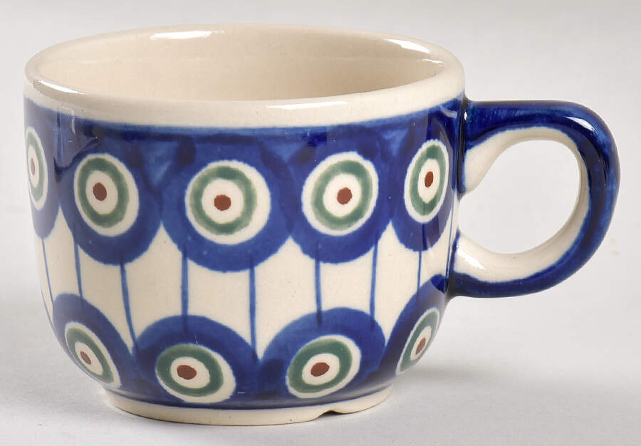Traditional Flat Cup by BOLESLAWIEC-1