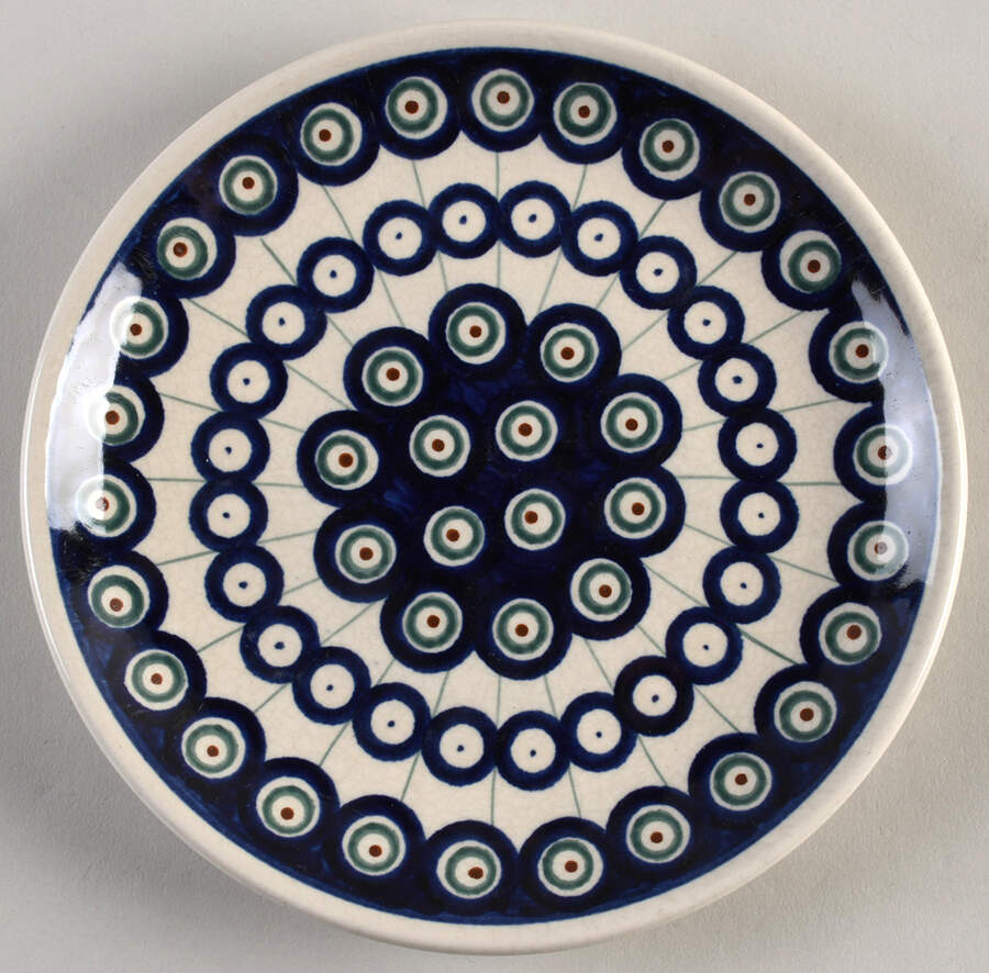 Traditional Salad Plate by BOLESLAWIEC-1