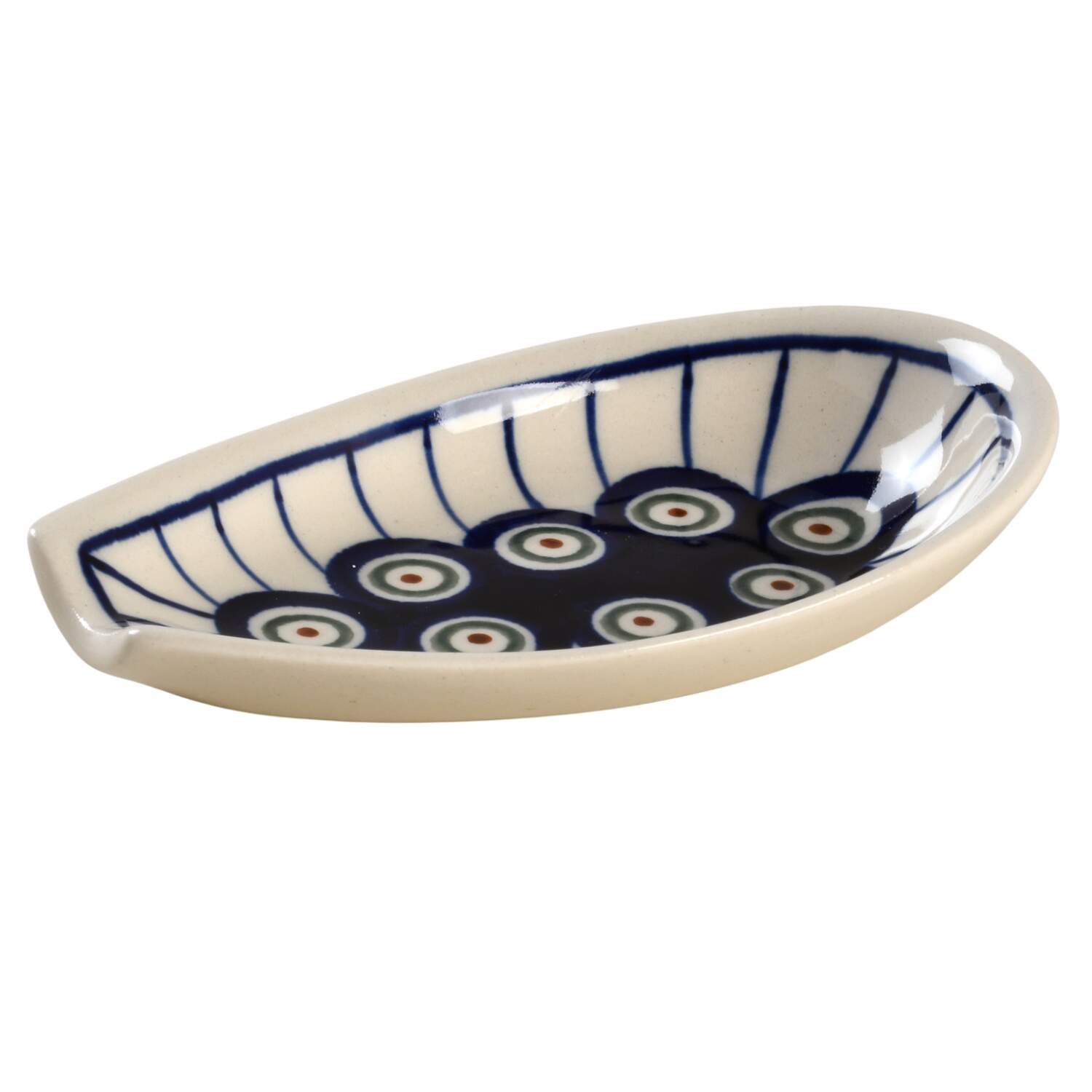 Traditional Spoon Rest/Holder (Holds 1 Spoon) by BOLESLAWIEC-1