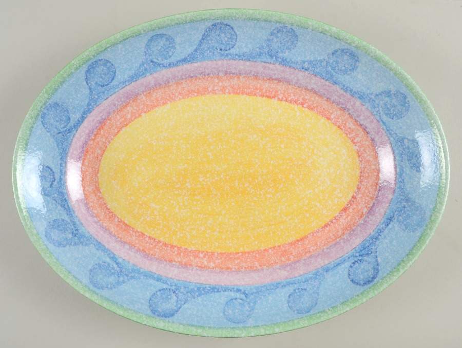 BL10 14" Oval Serving Platter by Bella-1