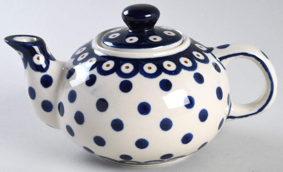 Country Mini Teapot & Lid by BOLESLAWIEC-1