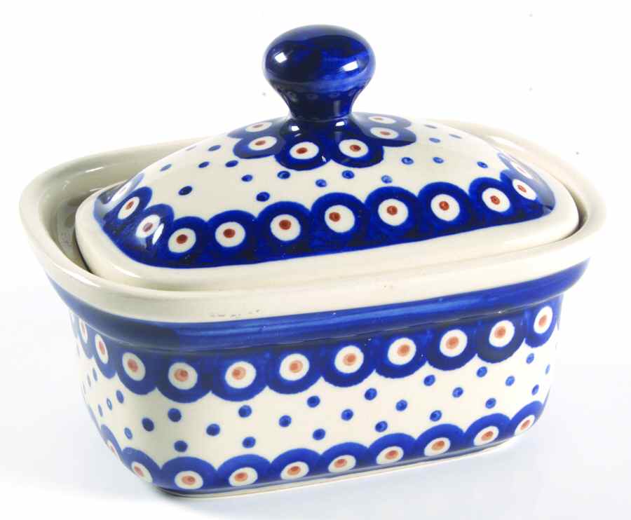 Country Rectangular Box with Lid by BOLESLAWIEC-1