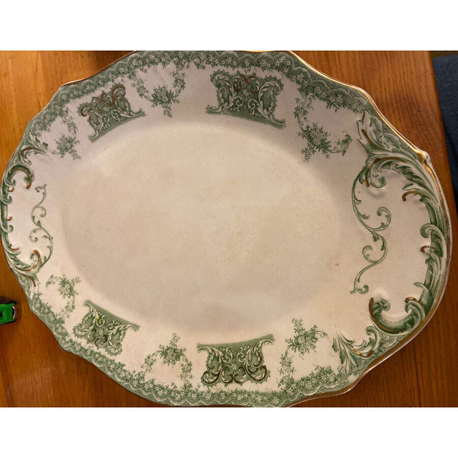 Milan 20" Oval Serving Platter by T & R Boote-1
