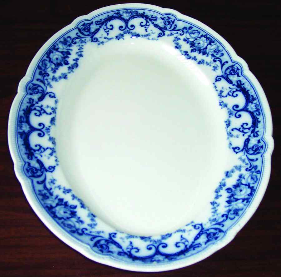 Cedric 18" Oval Serving Platter by Booths-1