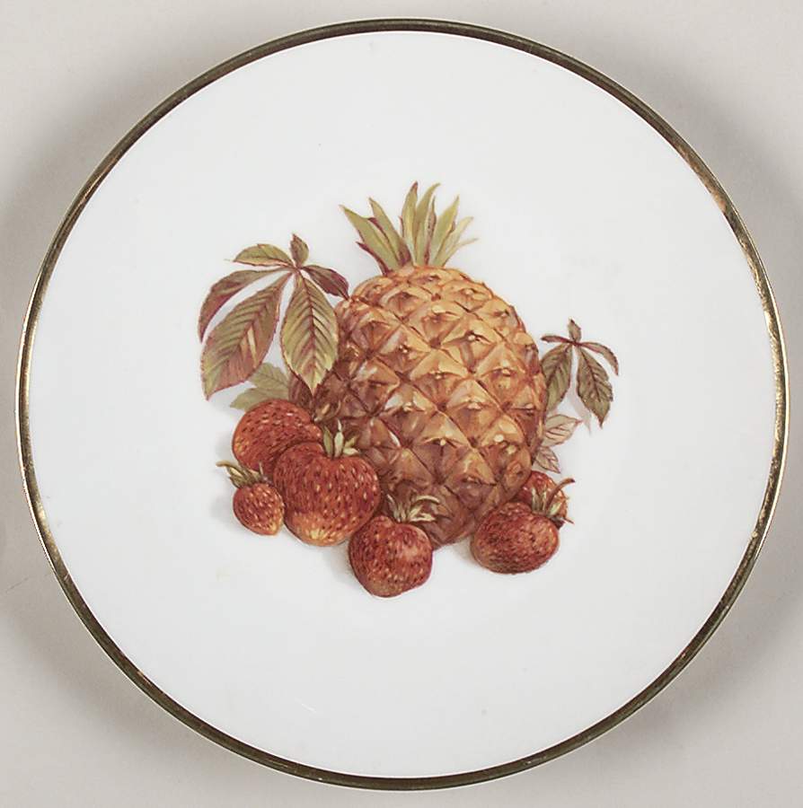 BTH4 (1-8" Gold Trim) Salad Plate by Bareuther & Co-1