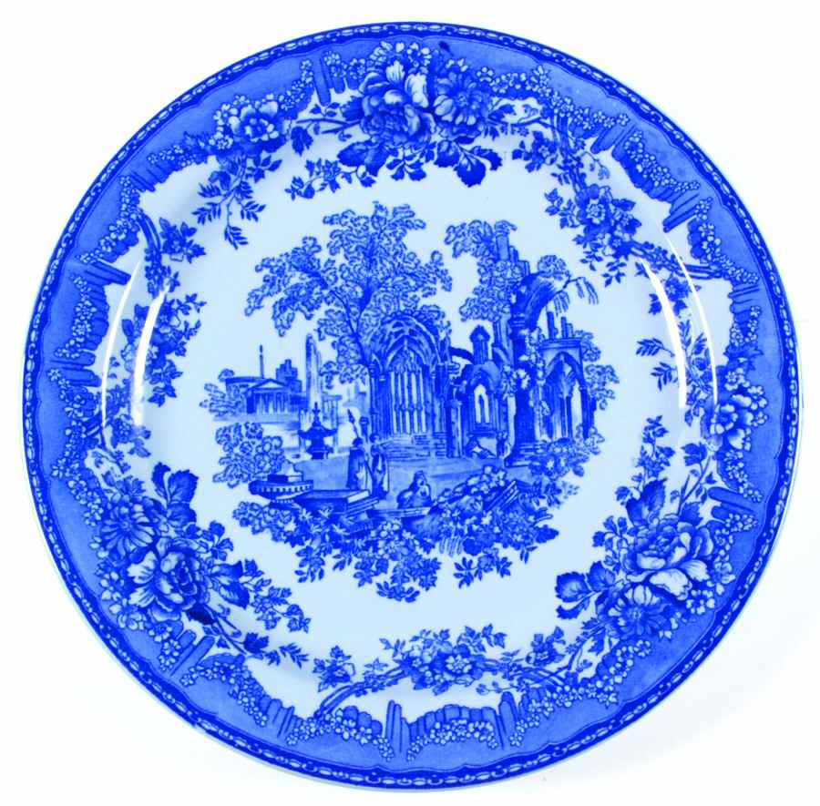 BUF134 Dinner Plate by Buffalo Pottery-1