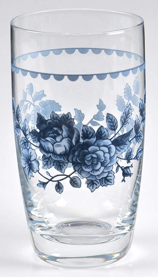 Blue Ridge Rose 16 Oz Glassware Tumbler by Biltmore for Your Home-1