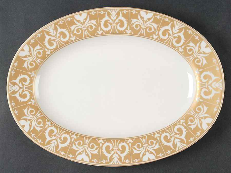 Gate House 14" Oval Serving Platter by Biltmore for Your Home-1